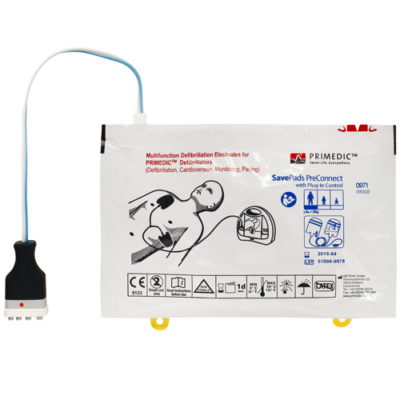 Electrodes pour défibrillateur Metrax-Primedic Hearsave