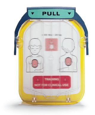 Cassette pédiatrique de formation pour défibrillateur Philips Heartstart HS1