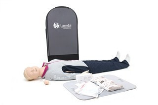 Mannequin corps Laerdal Resusci Anne First Aid avec valise à roulette