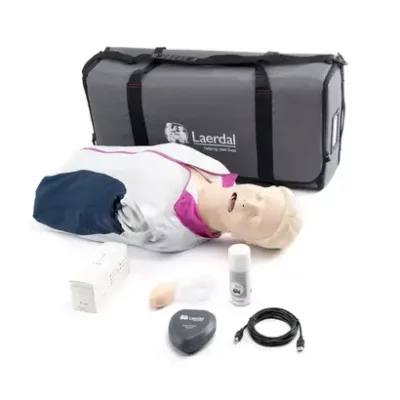 Laerdal Resusci Anne QCPR AW+ Tête Gestion VA / Torse + Sac semi-rigide (nouveau)