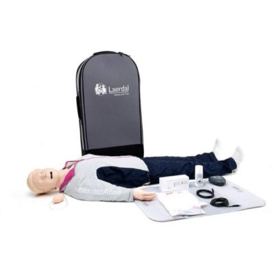 Laerdal Resusci Anne QCPR AW+ / Tête Gestion VA - Corps entier - Valise à roulettes