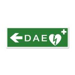Signalétique DAE - flèche à gauche