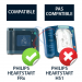 Compatibilité des électrodes pour défibrillateur Philips Heartstart FRX