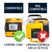 Compatibilité de batterie pour défibrillateur Physio-Control Lifepack 1000