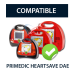 Compatibilité des électrodes pour défibrillateur Metrax-Primedic Hearsave