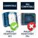 Compatibilité des électrodes pour défibrillateur Philips Heartstart HS1