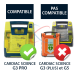 Compatibilité de batterie pour défibrillateur Cardiac-Science PowerHeart G3-PRO